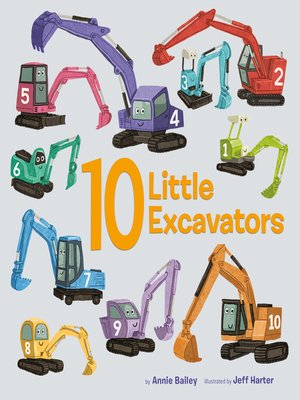 cover image of 10 Little Excavators